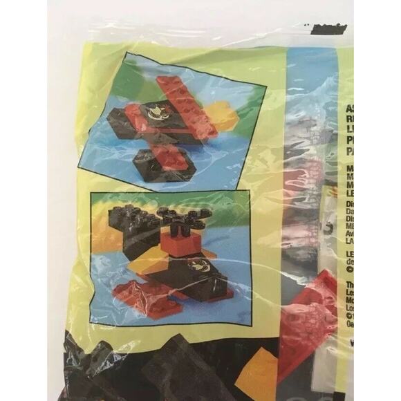 New Sealed 1999 McDonalds Lego Classic Happy Meal 2 3 8 Seaplane Plane Boat Lot - Picture 2 of 8